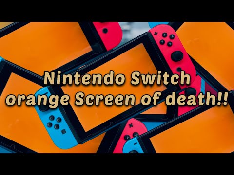 Nintendo Switch Orange screen of death!!wi-fi ic Replacement.repair.fix!