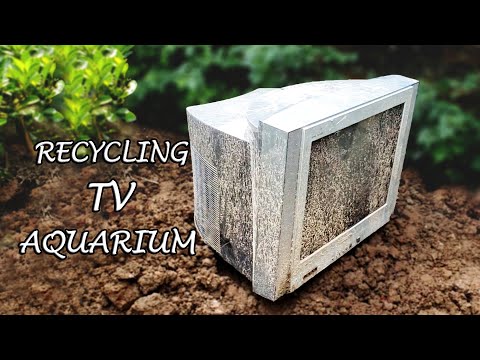 Amazing Idea - Change Damaged TV Into An AQUARIUM