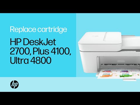 Replace Ink Cartridges | HP DeskJet 2700, Plus 4100, Ultra 4800 Printer Series | HP Support