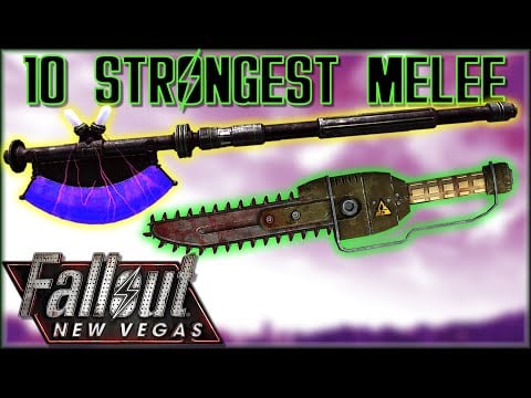 10 STRONGEST MELEE WEAPONS in Fallout: New Vegas - Caedo's Countdowns