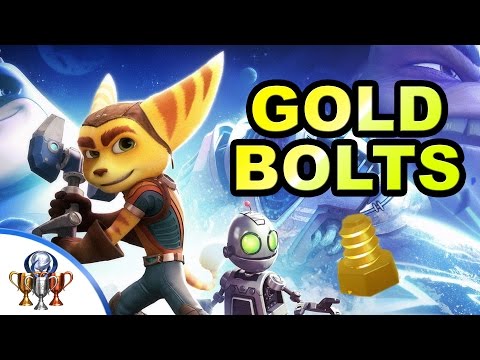 Ratchet &amp; Clank (PS4) All 28 Gold Bolts Locations (Ultimate Explorer Trophy) How to Unlock All Cheat