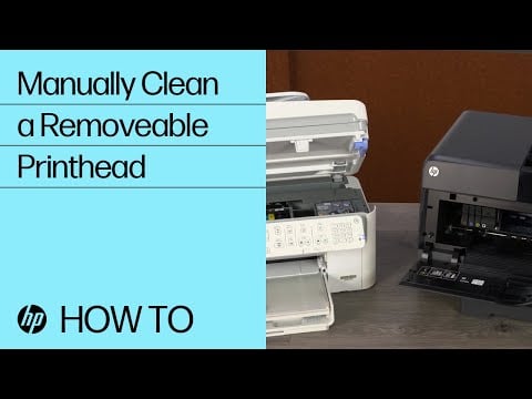 Manually Clean a Removeable Printhead | HP Printers | @HPSupport