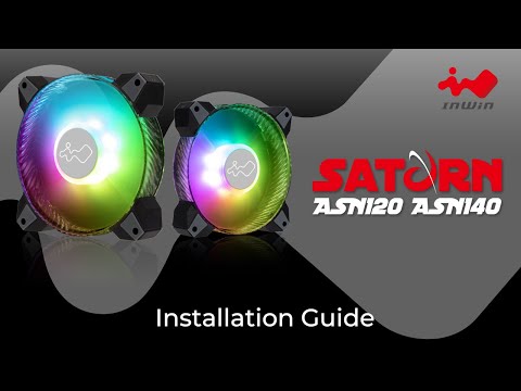 How to install the InWin Saturn ASN120/140 Fan | PC Cooling | InWin
