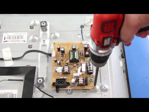 Samsung TV Power Supply &amp; Main Board Replacement Tutorial - UN32EH4003FXZAFXZA