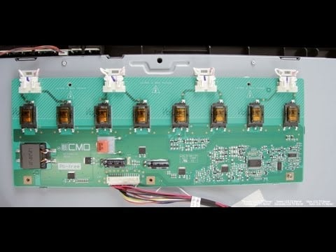 LCD TV Repair Tutorial - Backlight Inverter Common Symptoms &amp; Solutions - How to Fix LCD TVs