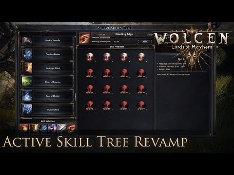 Wolcen Beta Gameplay - Active Skill Tree revamp