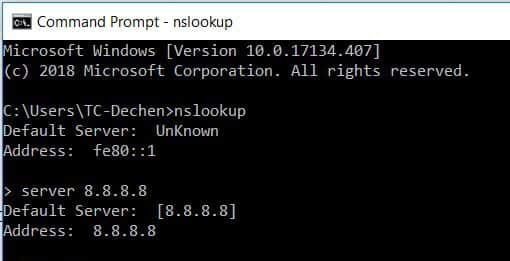 How to Find IP Address of Website 5 Use-NSLOOKUP-Server
