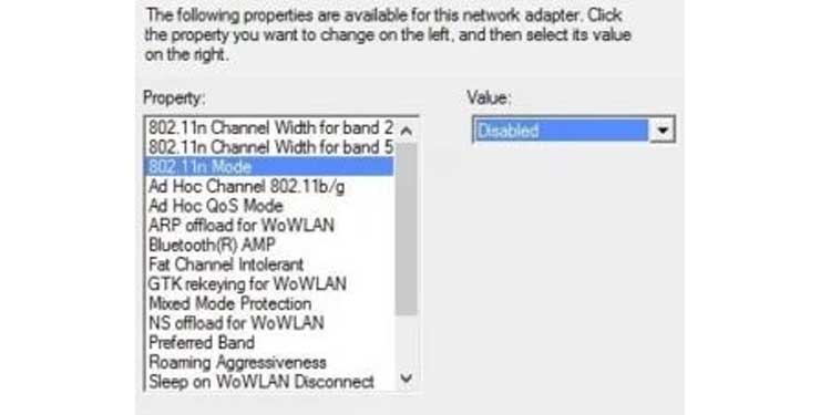802 11n Mode Disabled