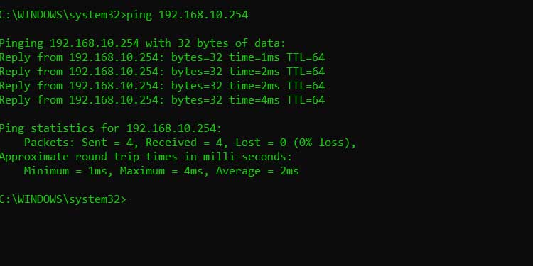 Ping IP Address
