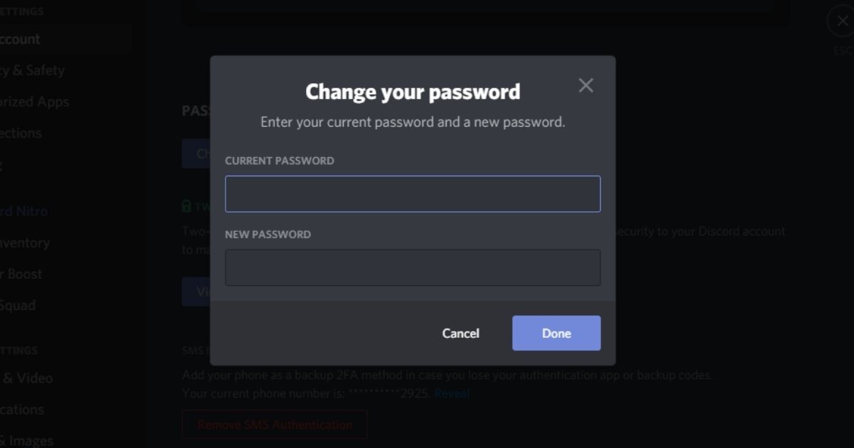 Forgot My Discord Password - Quick And Easy Solution 8 Update your new address and confirm with your existing one.