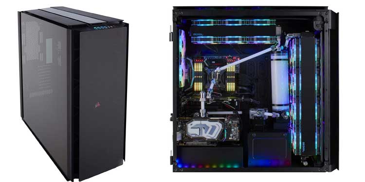 Best Tempered Glass PC Cases 5 Corsair Obsidian 1000D - Best Full Tower Tempered Glass Case