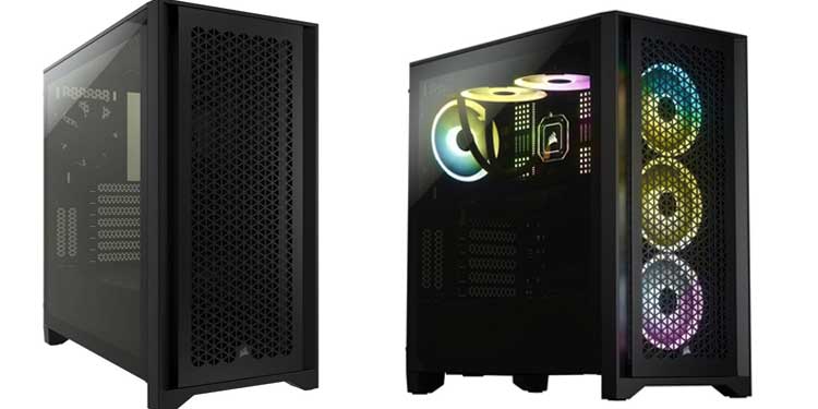 Best Tempered Glass PC Cases 1 Corsair’s 4000D Airflow - Best Overall