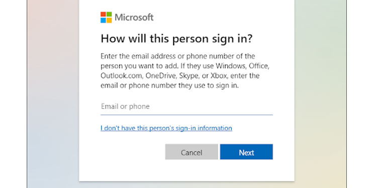 Microsoft New Account Login