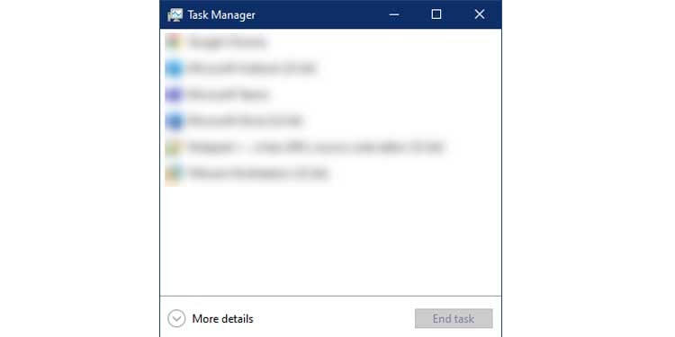 Monitoring Process from Task Manager 