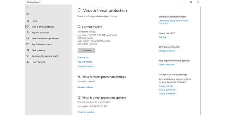 Periodic Antivirus Scans