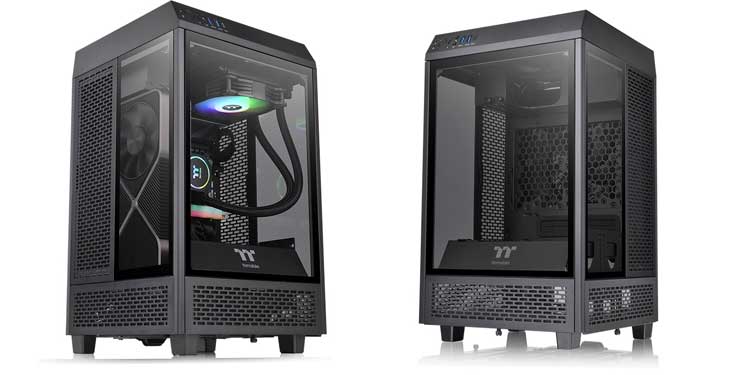 Best Tempered Glass PC Cases 9 Thermaltake Tower 100 - Best Mini ITX Tempered Glass Case