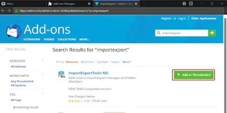 How to Backup and Restore Thunderbird Emails, Profiles, and Settings 14 Thunderbird-addon_install