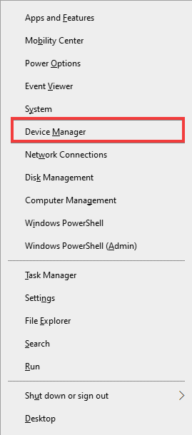Click on Device Manager