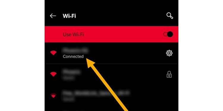 Connected wifi android 10