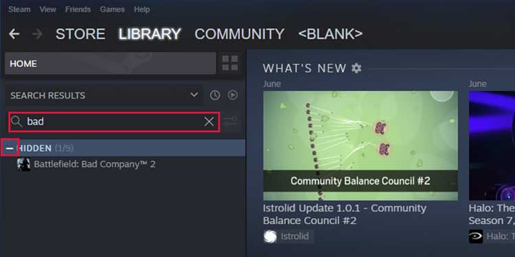 How to View Hidden Games on Steam 5 Search Hidden Games