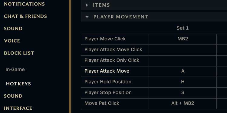 player attack move league of legends