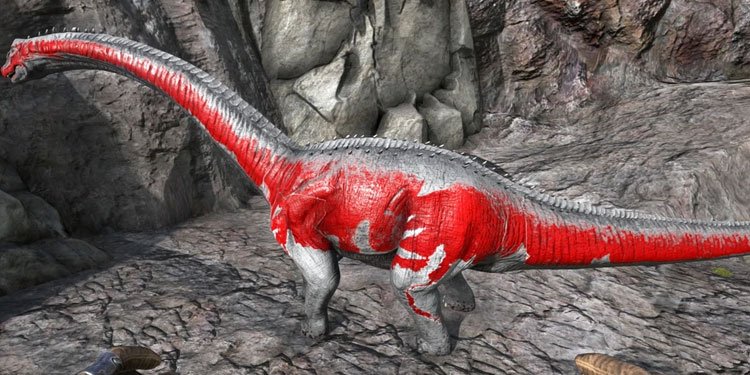 tame Brontosaurus in ark-survival