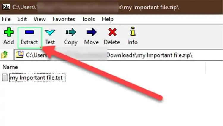 How To Password Protect A Zip File - Step By Step Guide 50 7zip-extract
