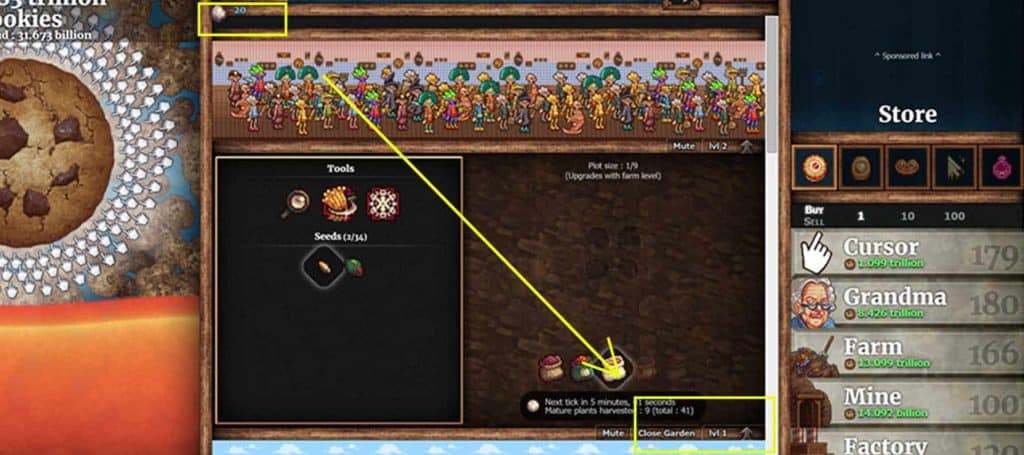 Jman37X - Cookie Clicker: Version 2.0102 - Garden