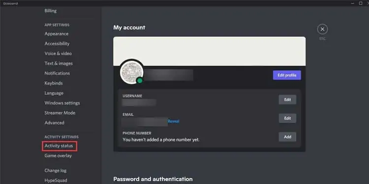 How to Fix Discord Not Detecting Game 18 Activity-Status-Settings