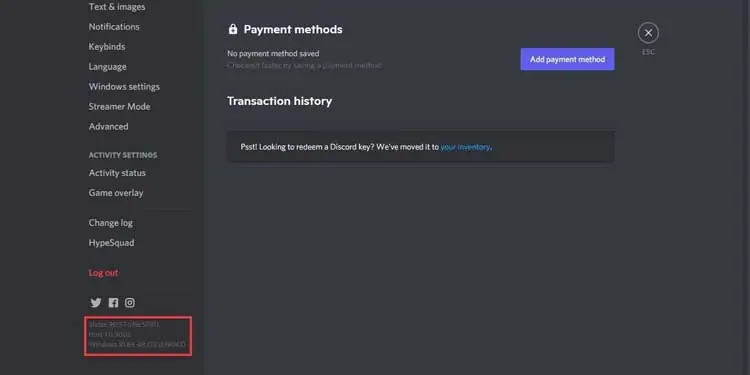 How to Fix Discord Not Detecting Game 14 Discord-Version