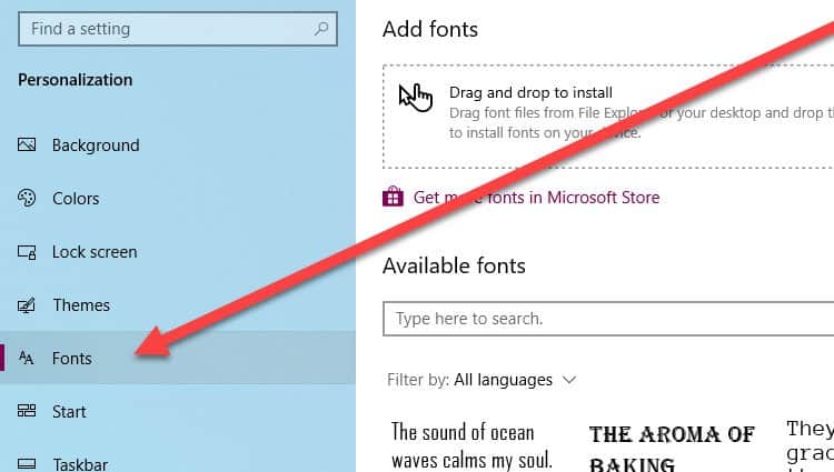 10 Ways To Make Windows Look Like Linux 18 Font-settings