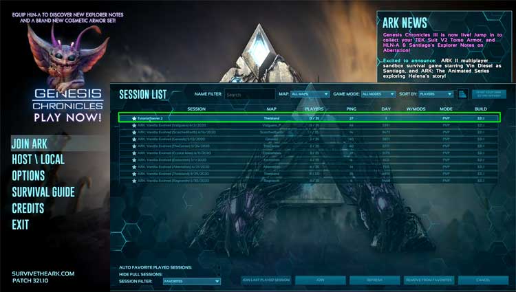 Join Ark Game Server