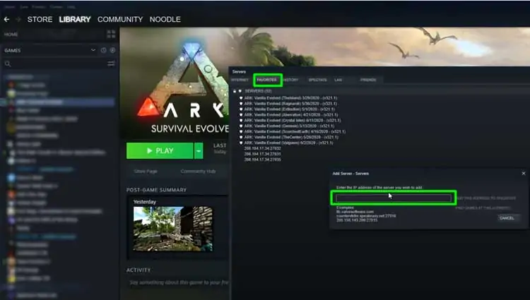 How to Make an ARK Server Under 15 Minutes 13 Joining-the-Server