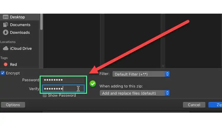 How To Password Protect A Zip File - Step By Step Guide 46 Mac-winzip-encryption-password