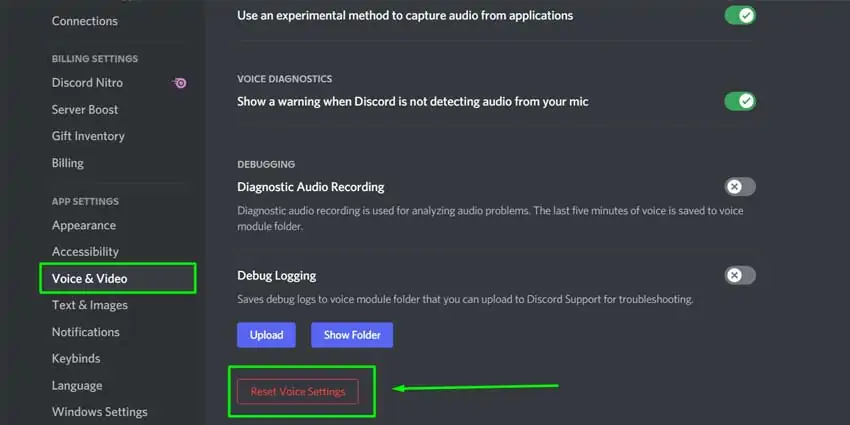 Reset-Voice-Settings