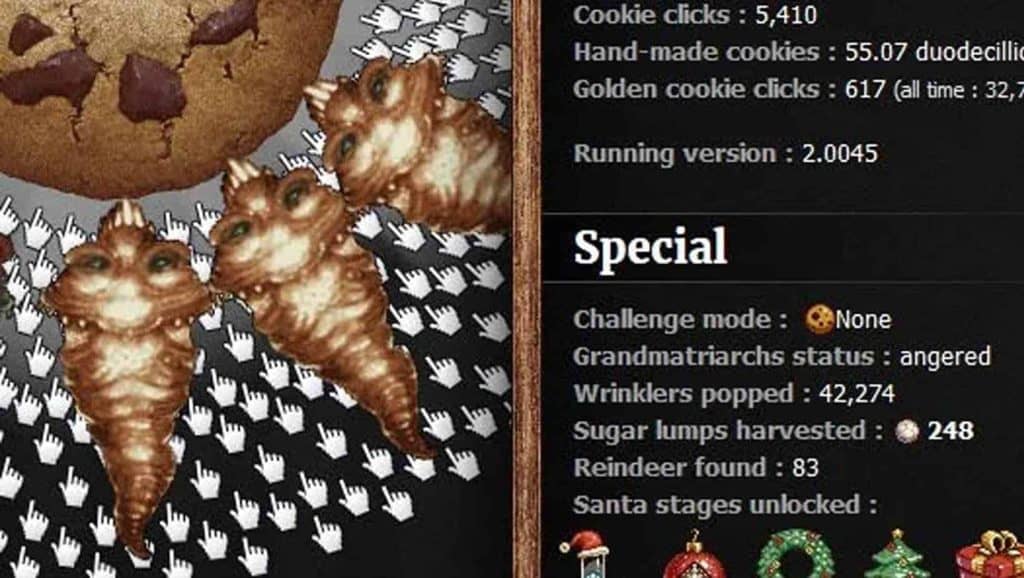 Decided to upgrade my wrinkler code (also bloopers) : r/CookieClicker