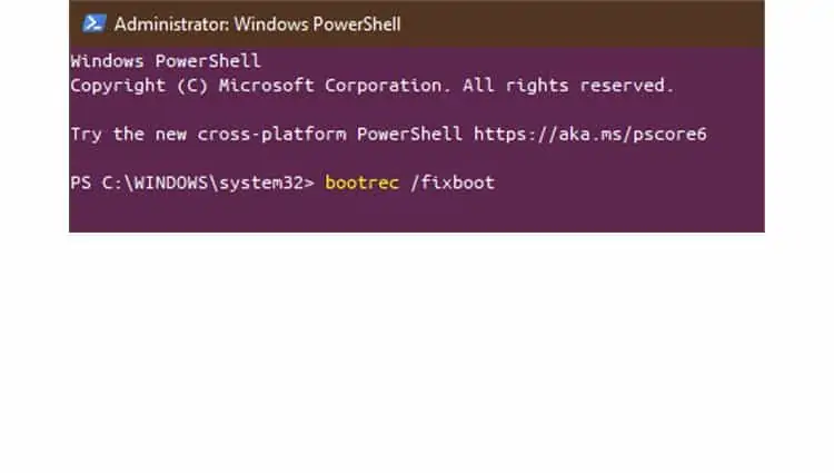 How To Fix Windows 10 Stuck On Just A Moment Loop 78 bootrec-fixboot
