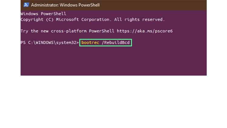 windows bootrec 