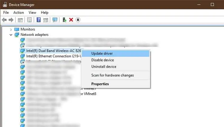 Why Is My Ping So High (With Quick Fixes) 13 devicemanger_network-driver