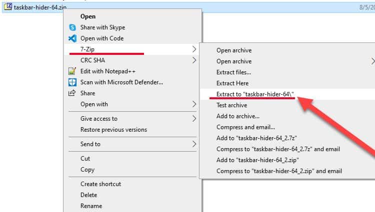 10 Ways To Make Windows Look Like Linux 15 extract-taskbar-hider
