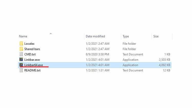 10 Ways To Make Windows Look Like Linux 26 linkbar-exe