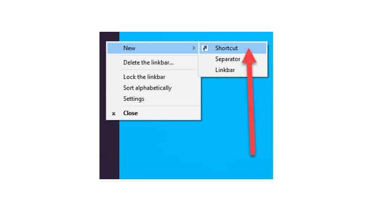 10 Ways To Make Windows Look Like Linux 28 linkbar-shortcuts