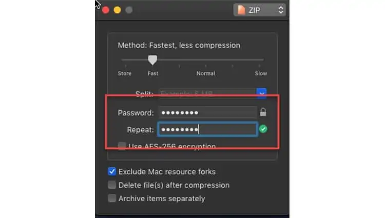 How To Password Protect A Zip File - Step By Step Guide 48 mac-keka-password