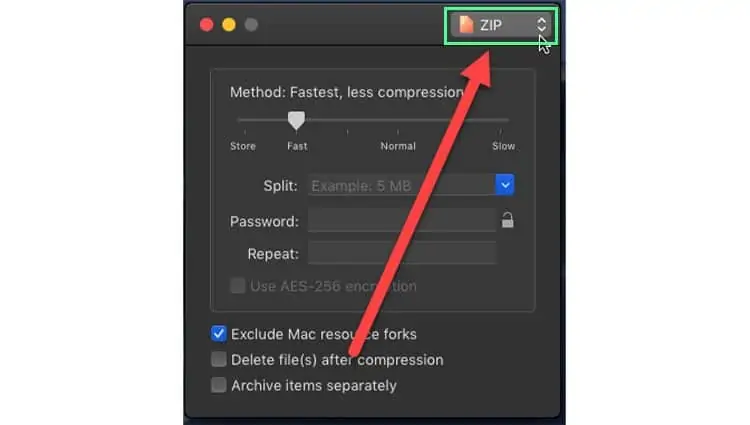 How To Password Protect A Zip File - Step By Step Guide 47 mac-keka