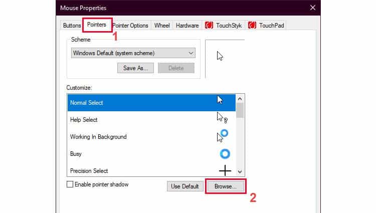 10 Ways To Make Windows Look Like Linux 6 mouse-properties