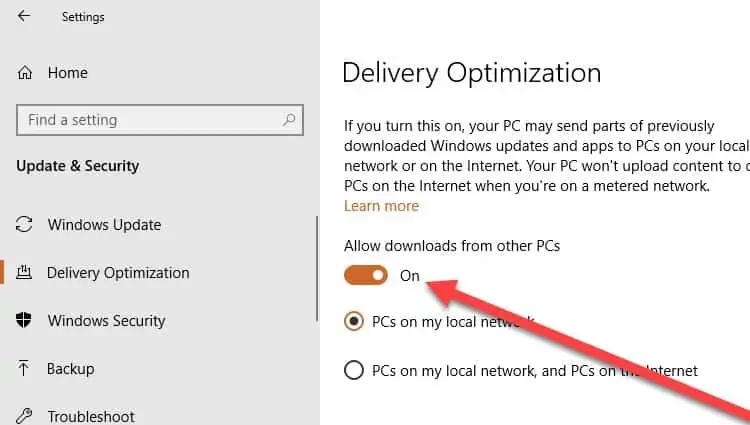 Why Is My Ping So High (With Quick Fixes) 12 settings-download-other-pcs