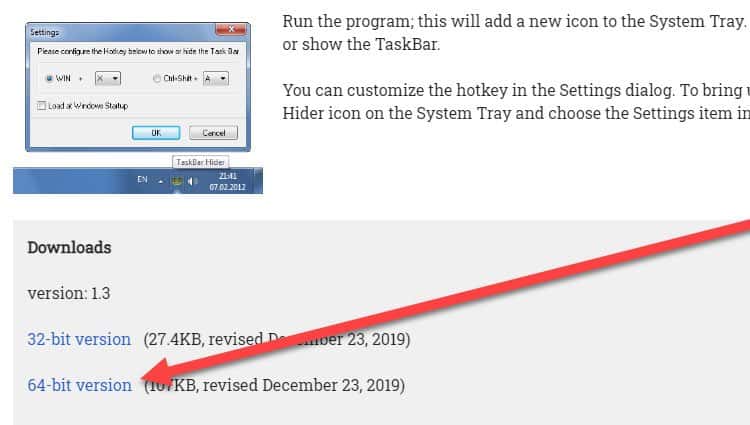10 Ways To Make Windows Look Like Linux 14 taskbar-hider