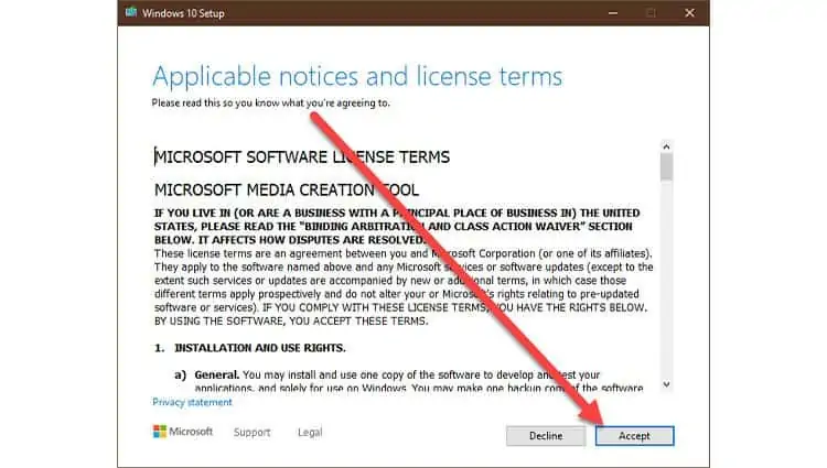 How To Fix Windows 10 Stuck On Just A Moment Loop 69 win-media-creation-tool-acceptance