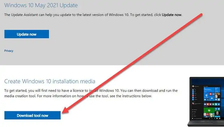 How To Fix Windows 10 Stuck On Just A Moment Loop 68 win-media-creation-tool