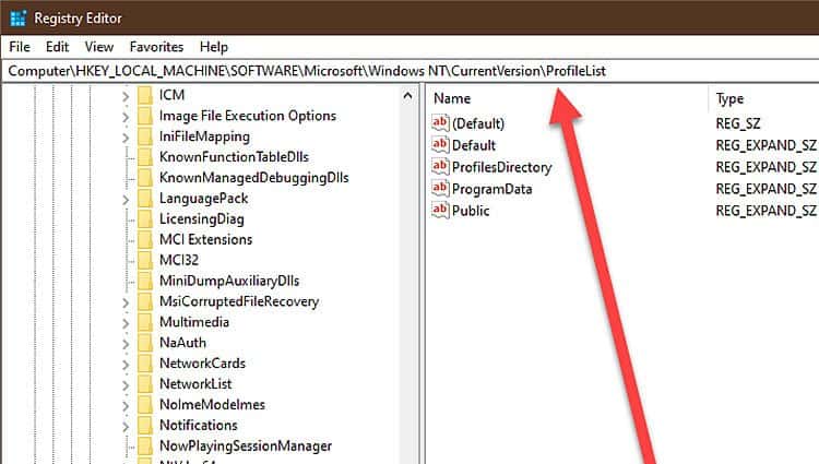 win-regedit-profilelist